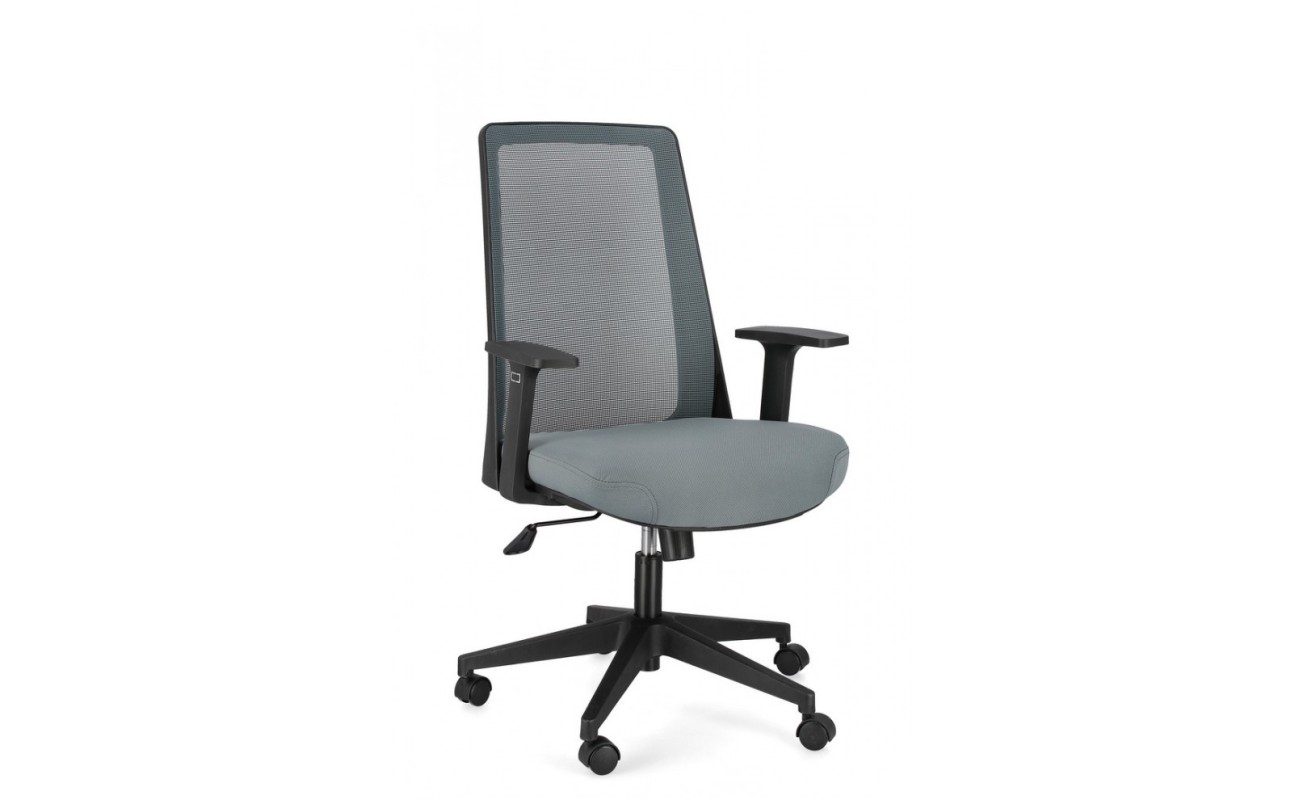 SILLA OFICINA C-BR WESLEY GRIS OSCURO