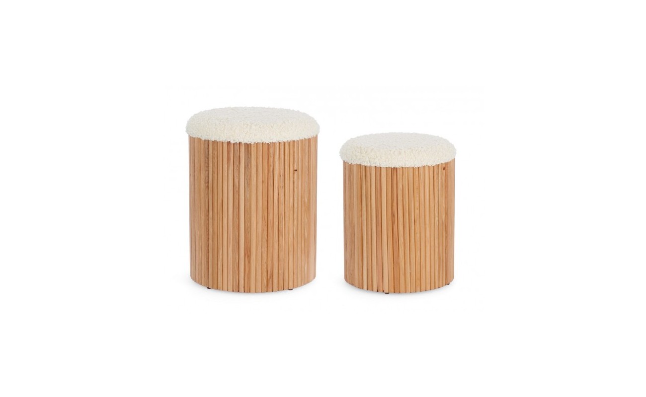 SET2 POUF CONTENEDOR NEDA NAT-BLA