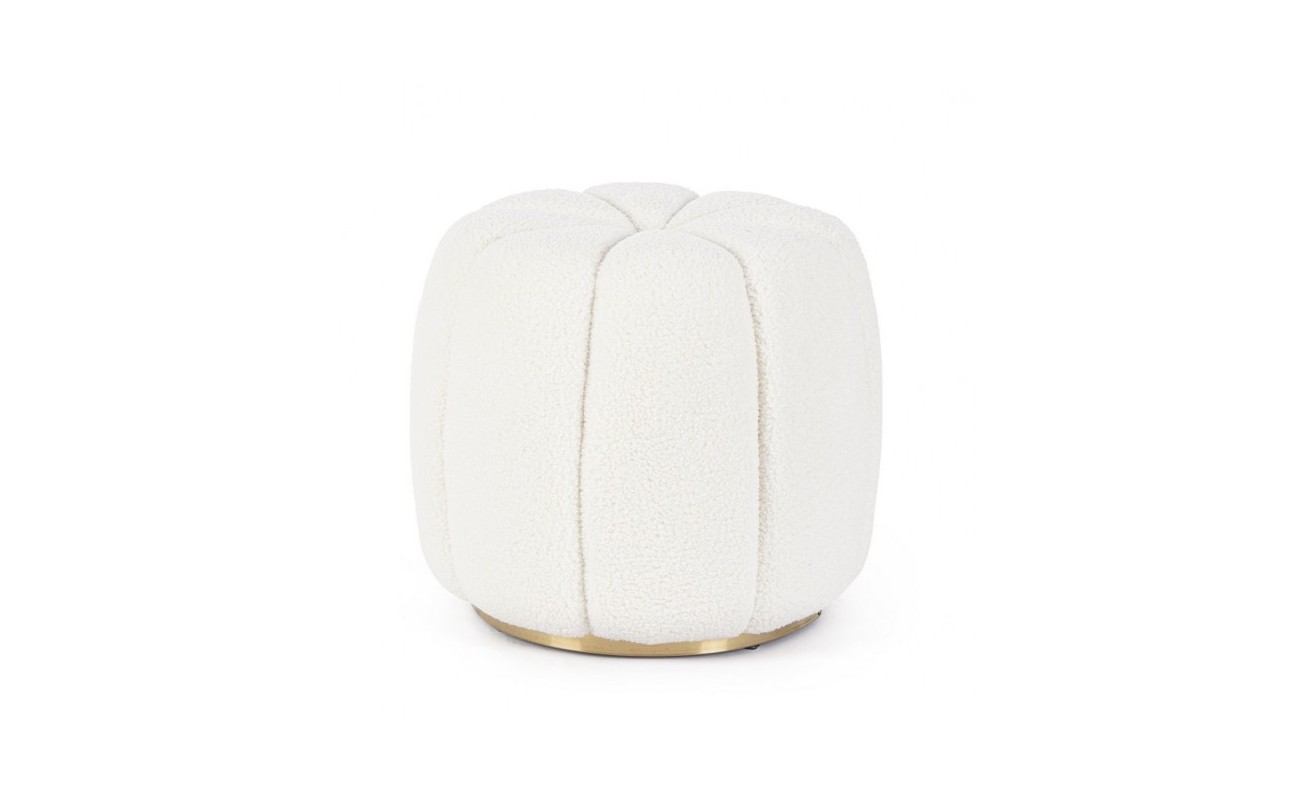 POUF KAROLINA RED BLANCO