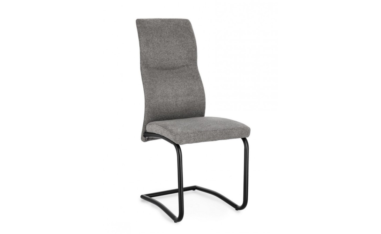 SILLA THELMA NEGRO/GRIS OSCURO