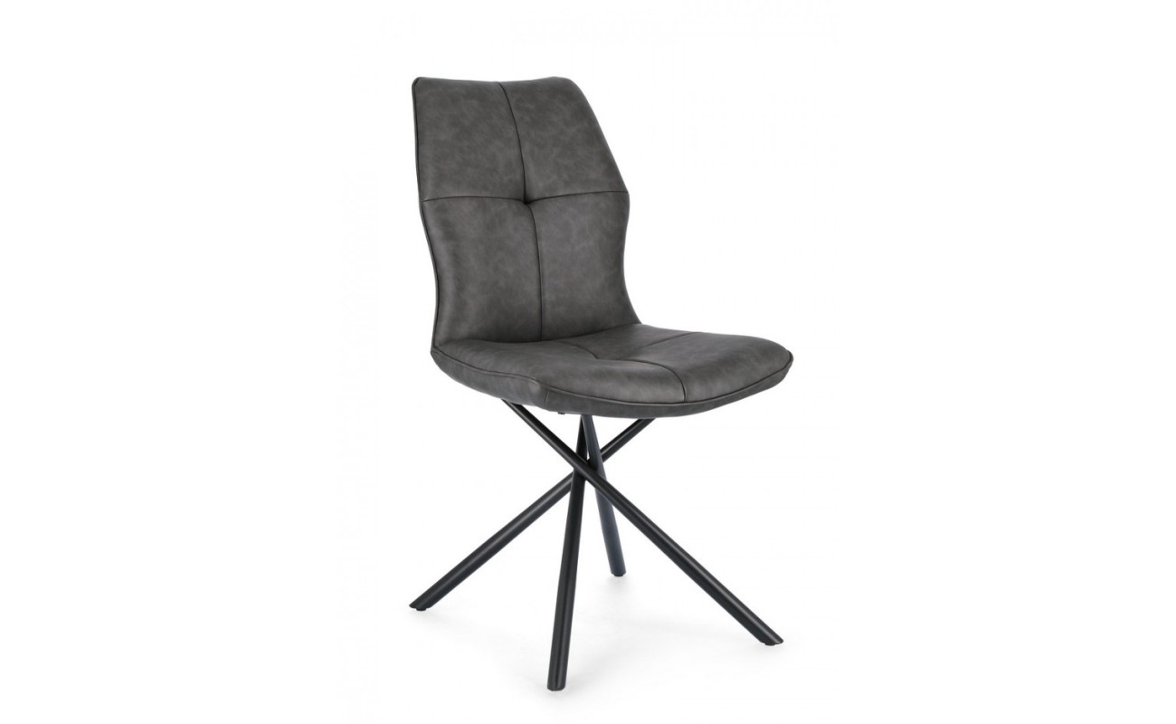 SILLA KEPLER PU ANTRACITA