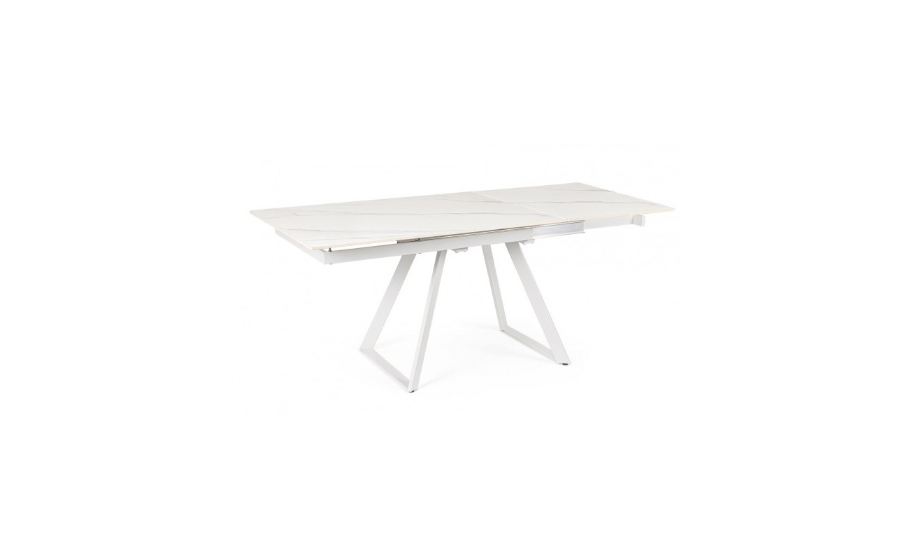 MESA EXT. REETA 120/180X90 BLANCO/BLANCO