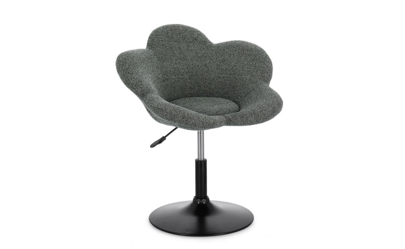 SILLÓN FLEUR NEGRO-VERDE OSCURO