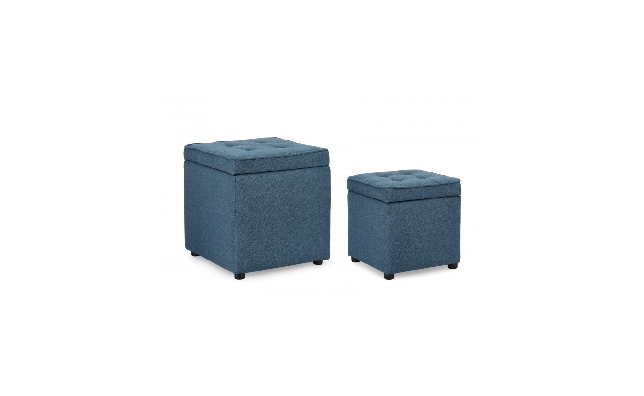 SET2 POUF CON. DERRICK AZUL