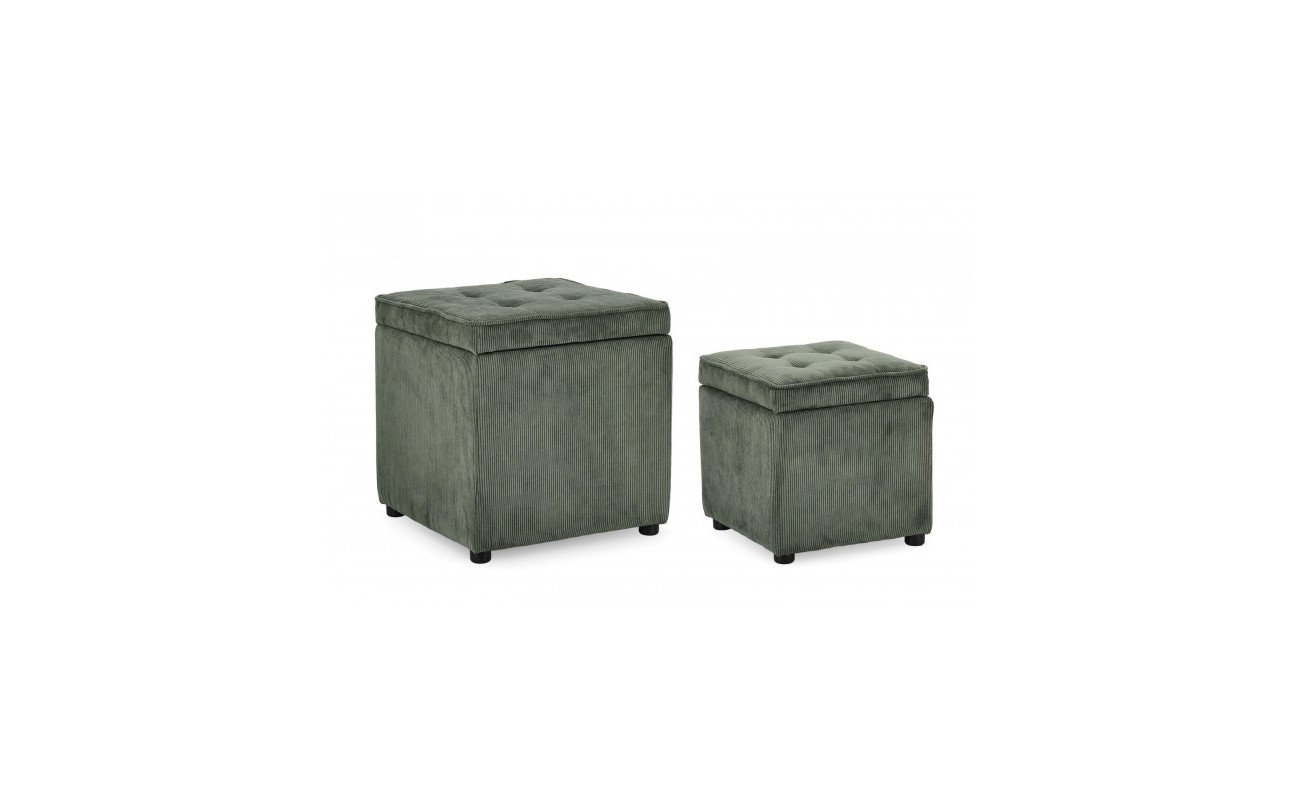 SET2 POUF CON. DYLAN VERDE