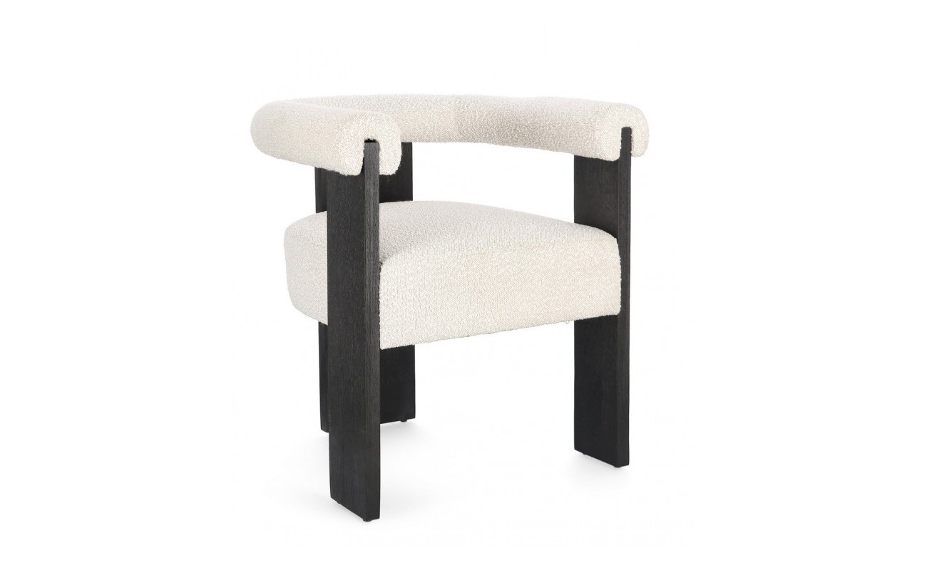 SILLA C-BR AGAPE NEGRO/NATURAL