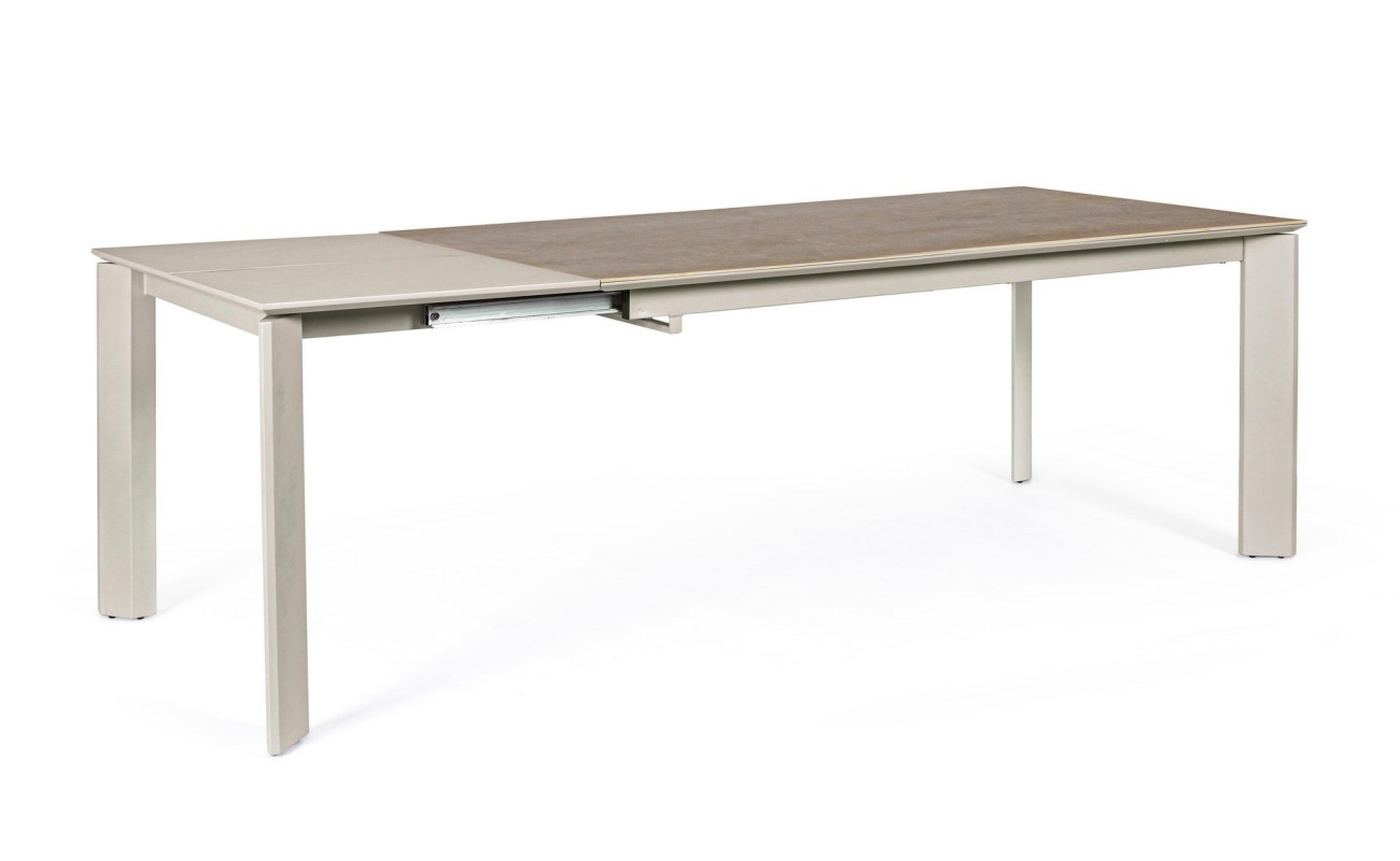 MESA EXT BRIVA GRIS-VISÓN 160-220X90