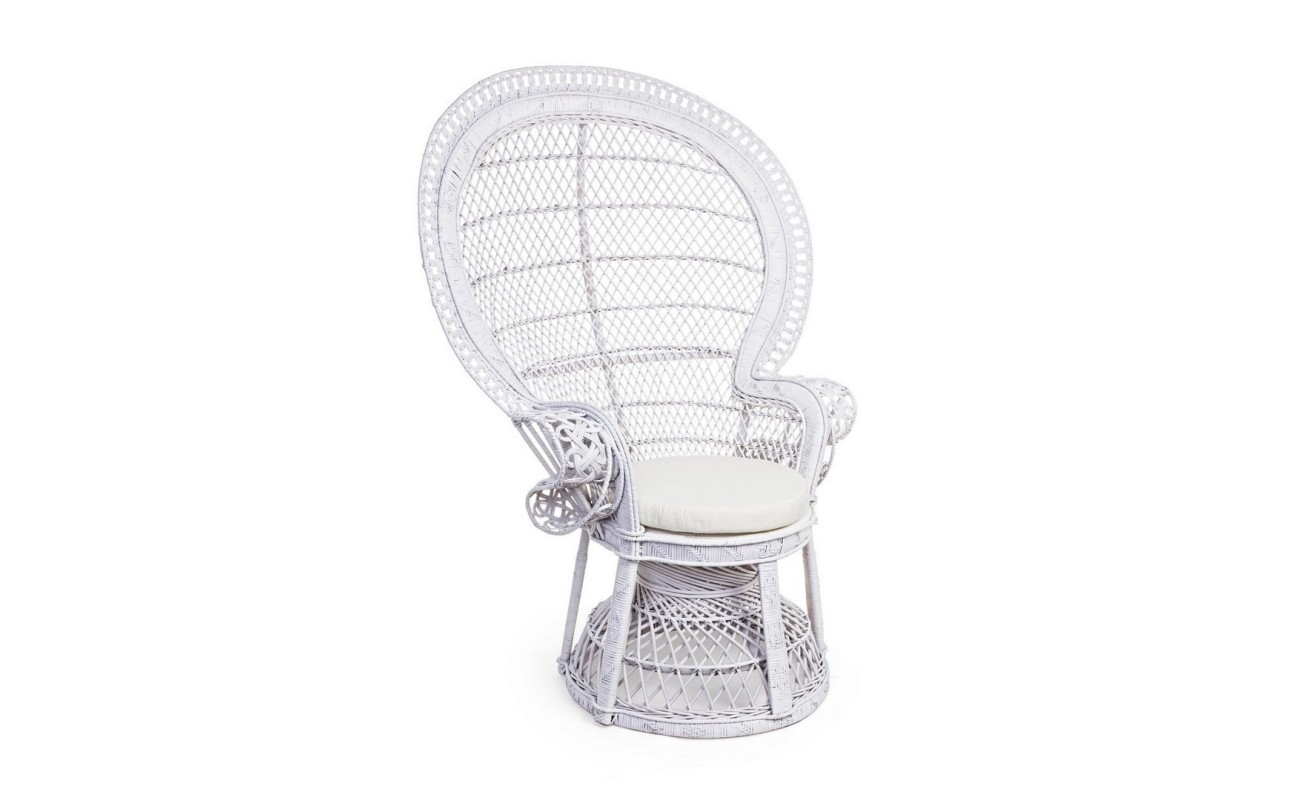 SILLÓN C-COJ PAVONE BLANC