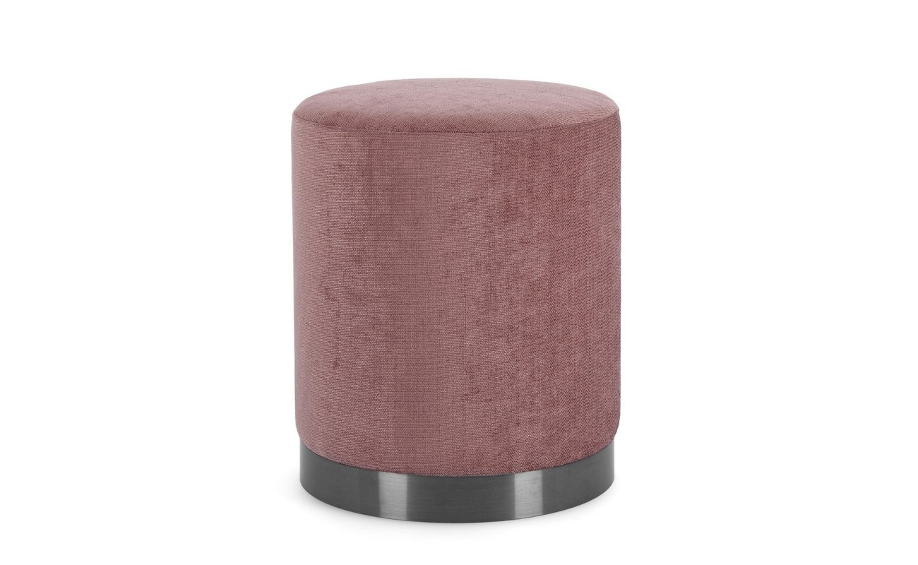 POUF ERNESTINE DARK ROSE