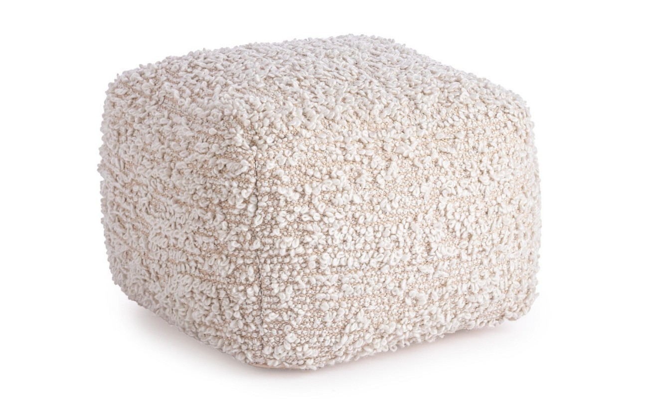 POUF ZAMORA BEIGE 45X45