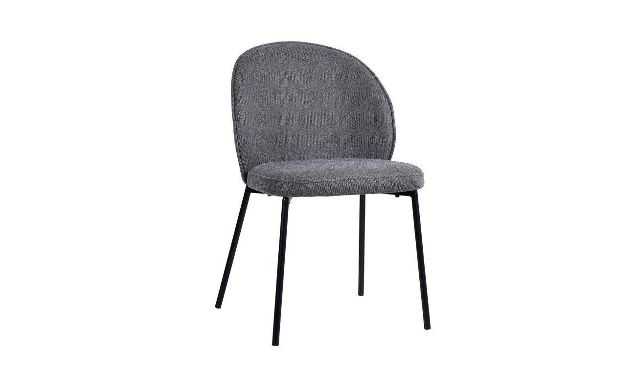 SILLA WENDY NERO/GRIGIO SCURO