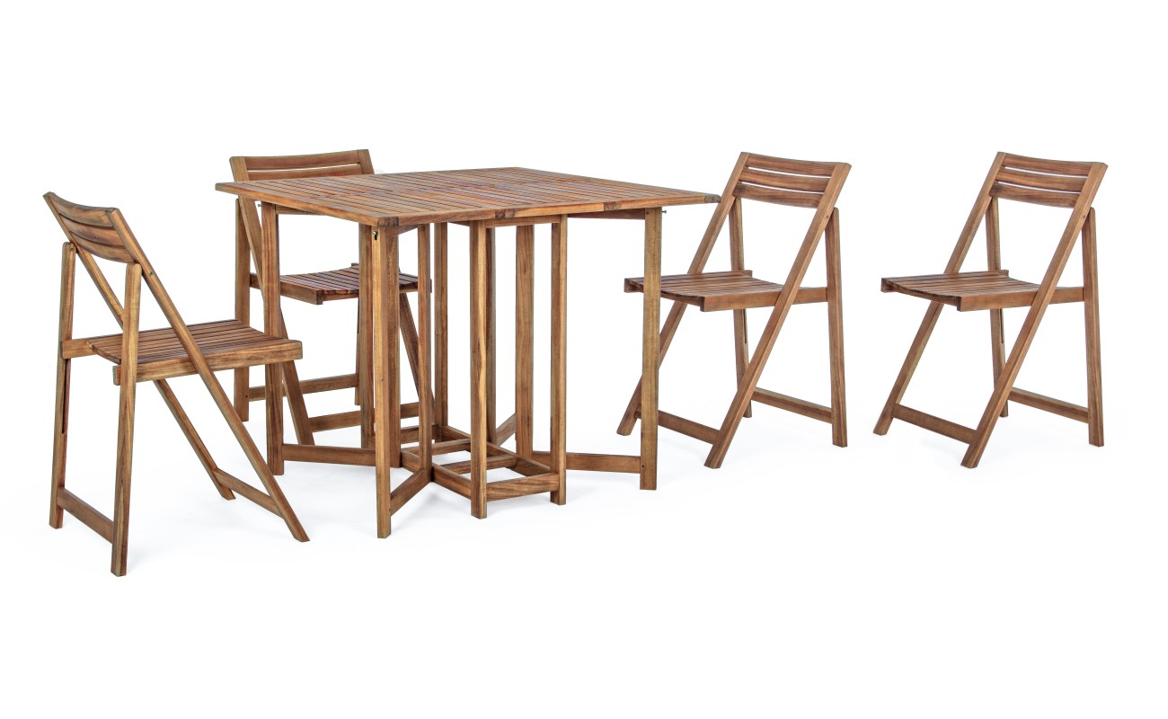 Conjunto de Mesa mas 4 Sillas Modelo Noemi