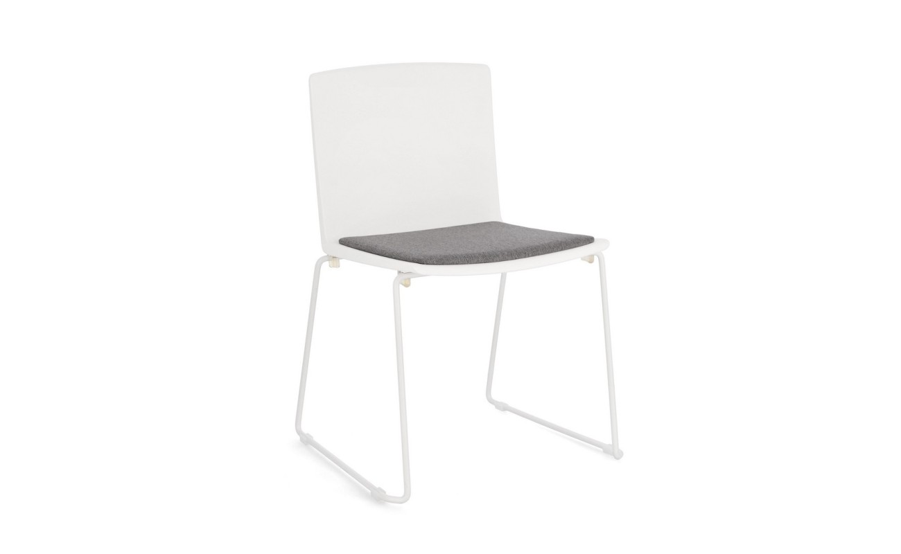 SILLA GIULIA BIANCO/BIANCO