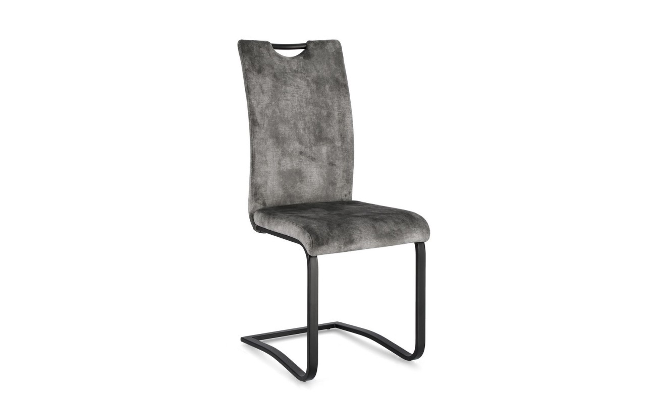 SILLA KENNETH TERCIOPELO GRIS