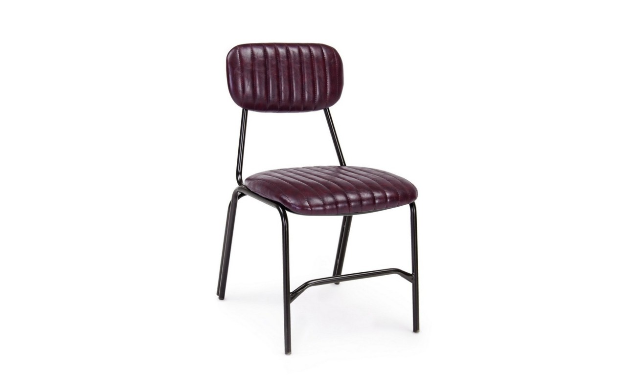 SILLA DEBBIE BORDEAUX VINTAGE