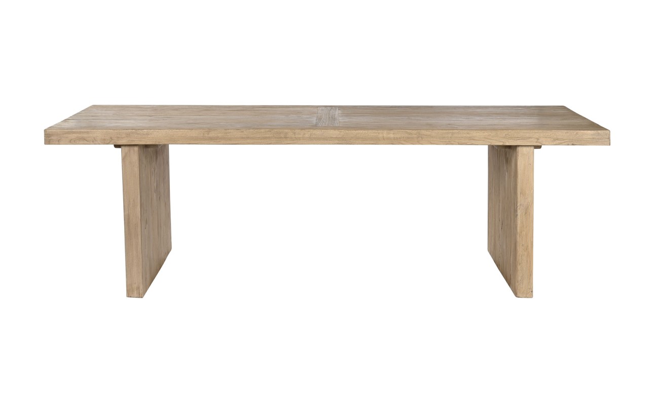 MESA COMEDOR OLMO MACIZO 244X102X76 79,00 NATURAL