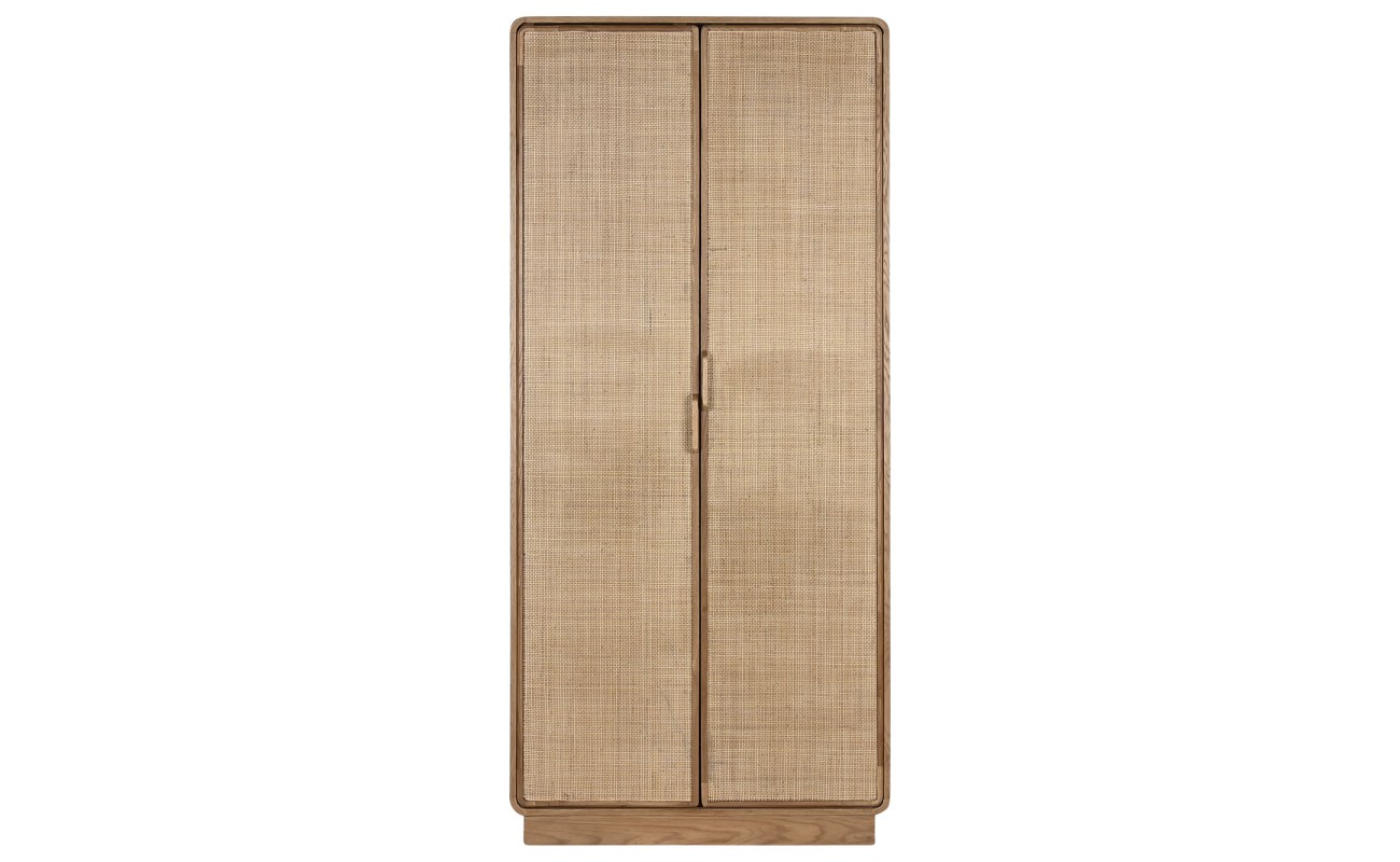 ARMARIO ROBLE RATAN 91X45X203 82,00 VENEER NATURAL