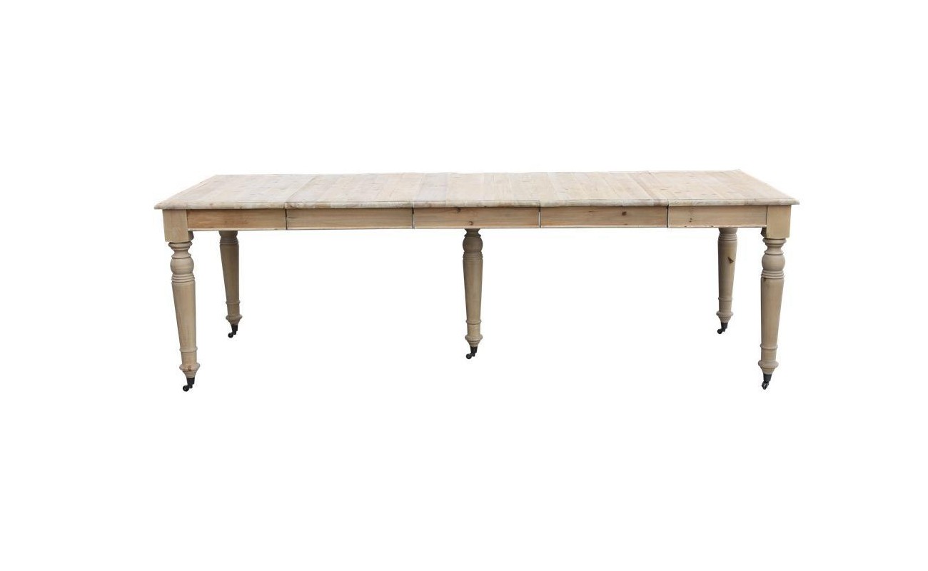 MESA COMEDOR ABETO 100X100X78 250 EXTENSIBLE