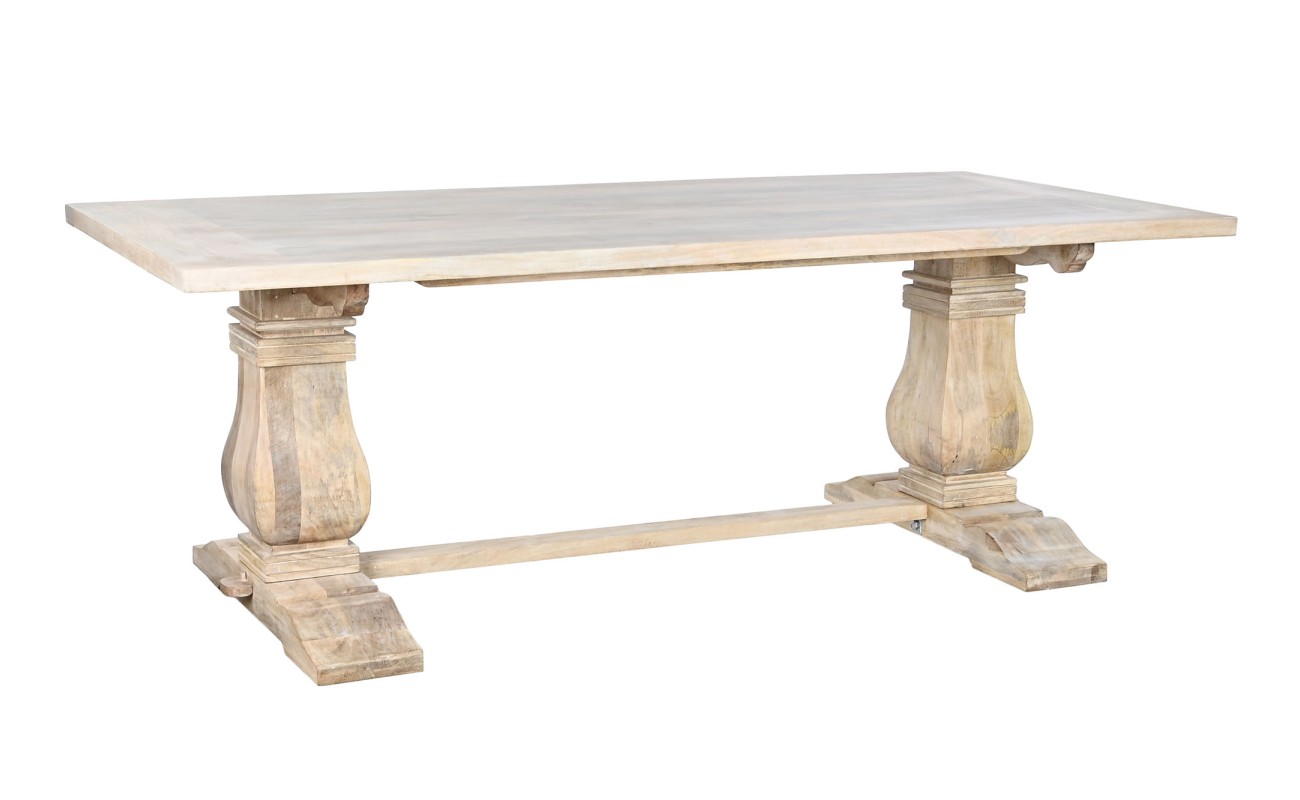 MESA COMEDOR MADERA MACIZA MANGO 215X100X76 79,00