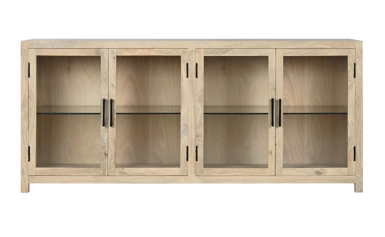 BUFFET MANGO CRISTAL 178X40X80 44,10 NATURAL