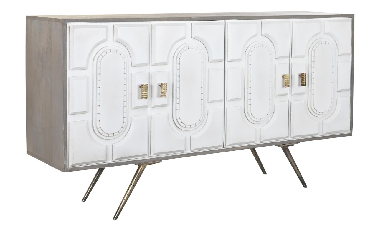 BUFFET MANGO METAL 152X43X84 BLANCO