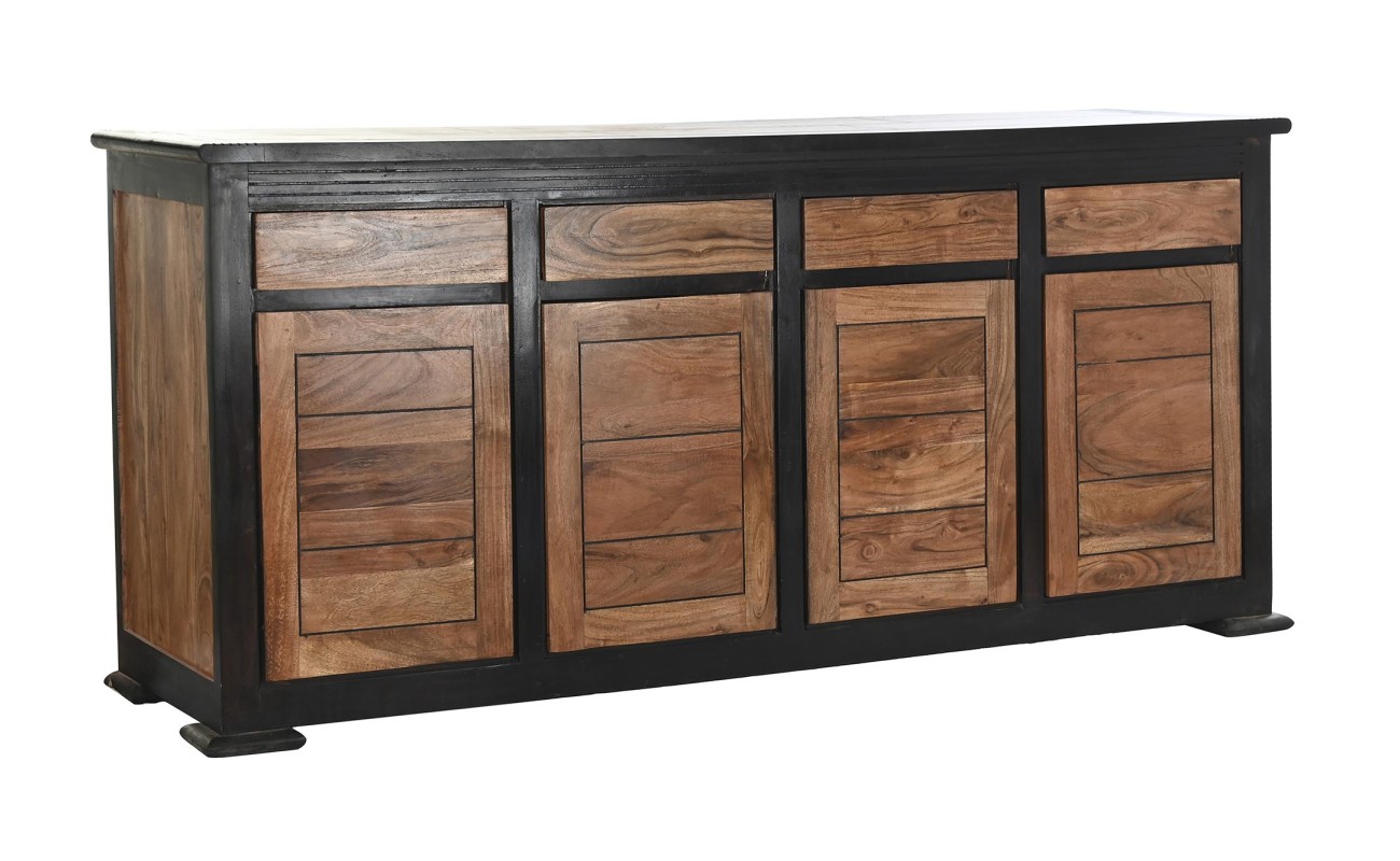 BUFFET ACACIA 200X45X86 NEGRO