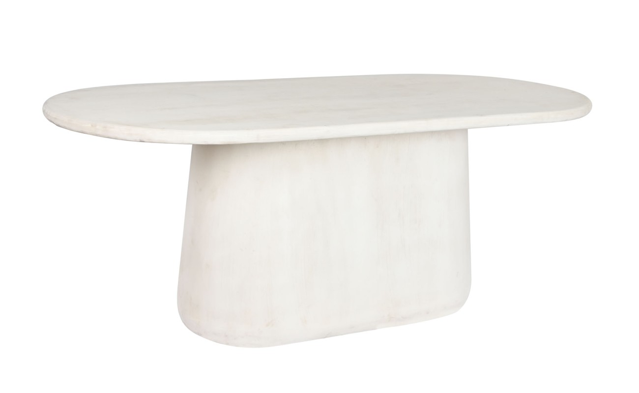 MESA COMEDOR MANGO 200X100X75 72,00 BLANCO