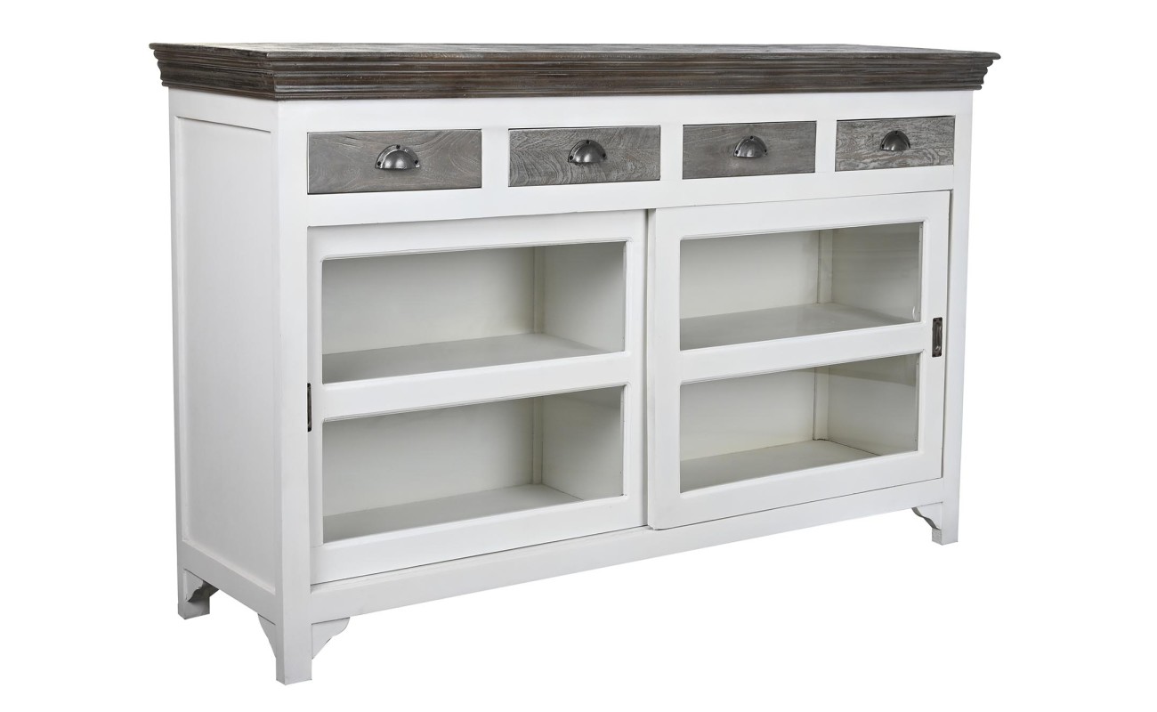 BUFFET MANGO CRISTAL 165X45,7X105,4 GRIS