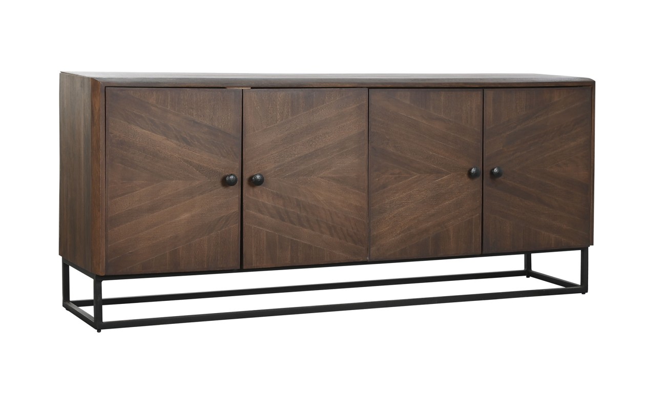 BUFFET MADERA JAMUN 177X38X75 59,00 MARRON OSCURO