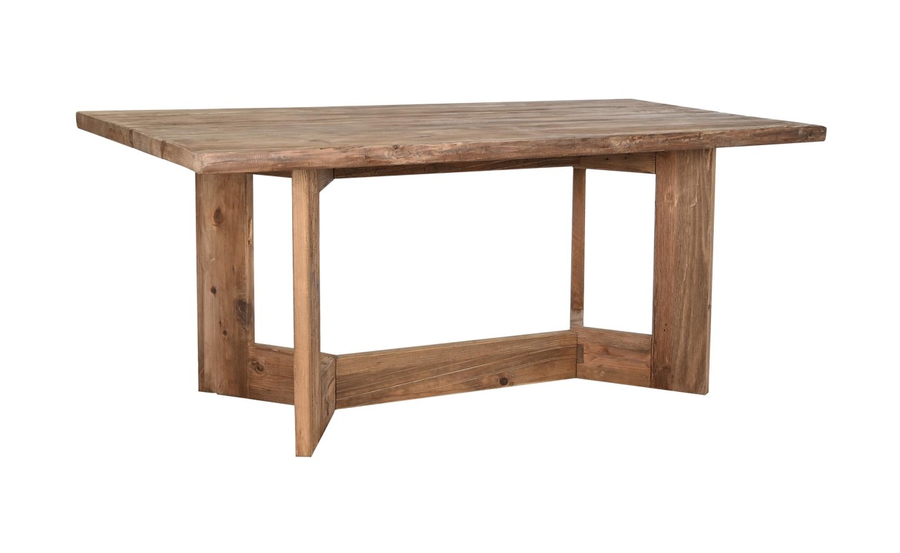 MESA COMEDOR MADERA RECICLADA 180X90X76 NATURAL