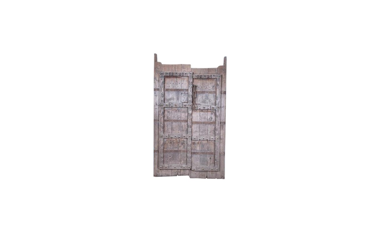 PUERTA ANTIGUA TECA 106X13X180 PIEZA UNICA