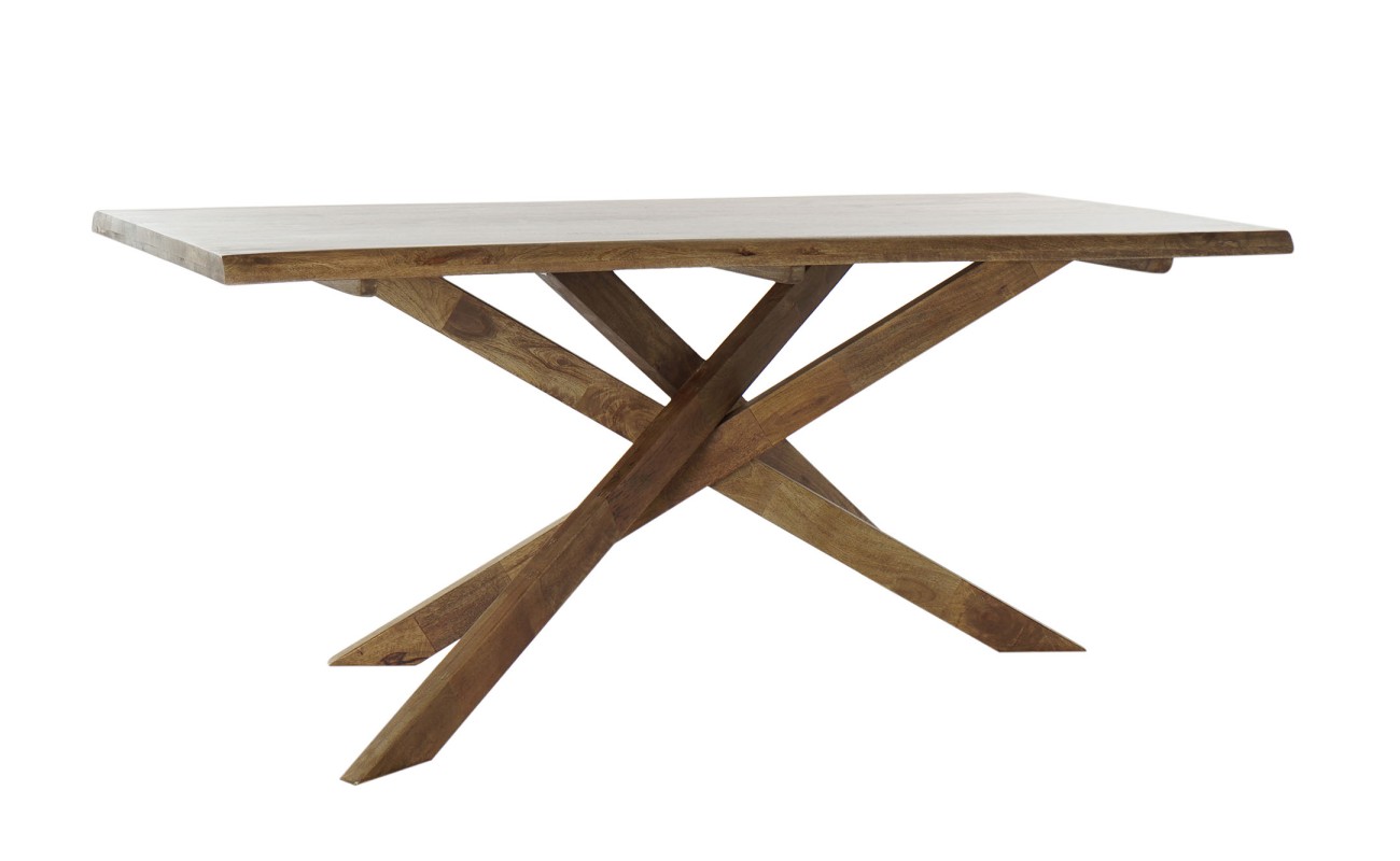 MESA COMEDOR NOGAL 180X86X76 42,50 NATURAL