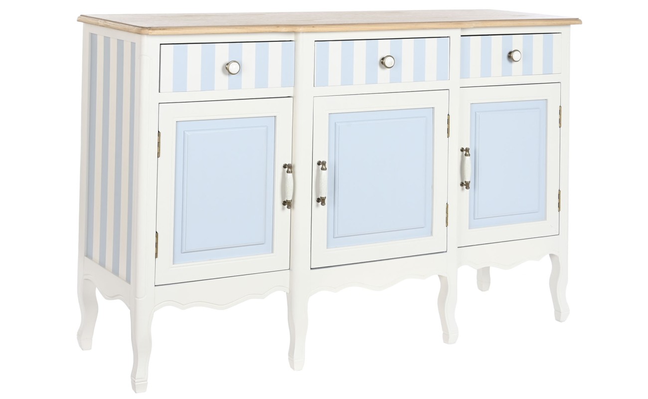 BUFFET PAULOWNIA 140X45X90 BLANCO