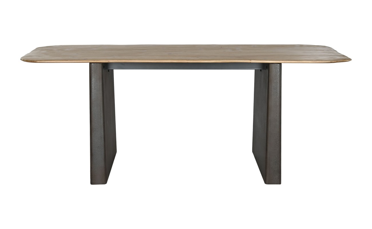 MESA COMEDOR ABETO 200X90X75 47,00 MARRON OSCURO