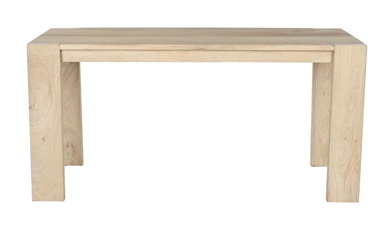 MESA COMEDOR MANGO 160X80X77 NATURAL