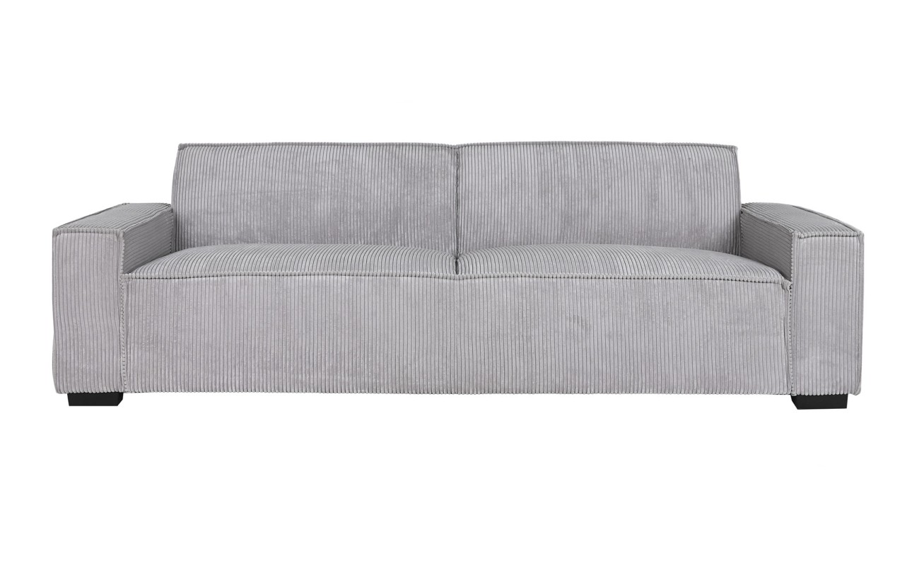 SOFA CAMA POLIESTER 230X94X75 PANA GRIS CLARO