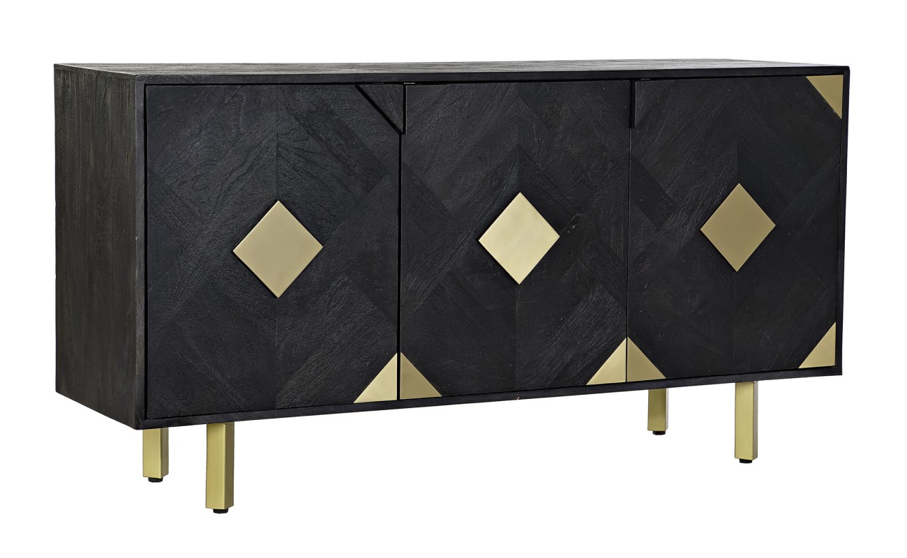 BUFFET MANGO 145X42X77 NEGRO