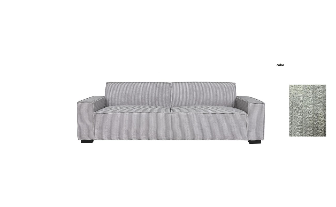 SOFA CAMA POLIESTER 230X94X75 PANA VERDE MENTA