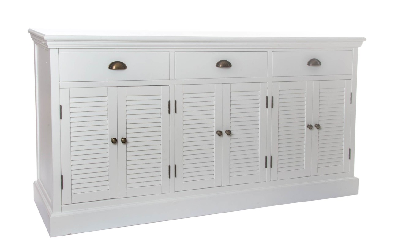 BUFFET PAULOWNIA 160X41X83 BLANCO