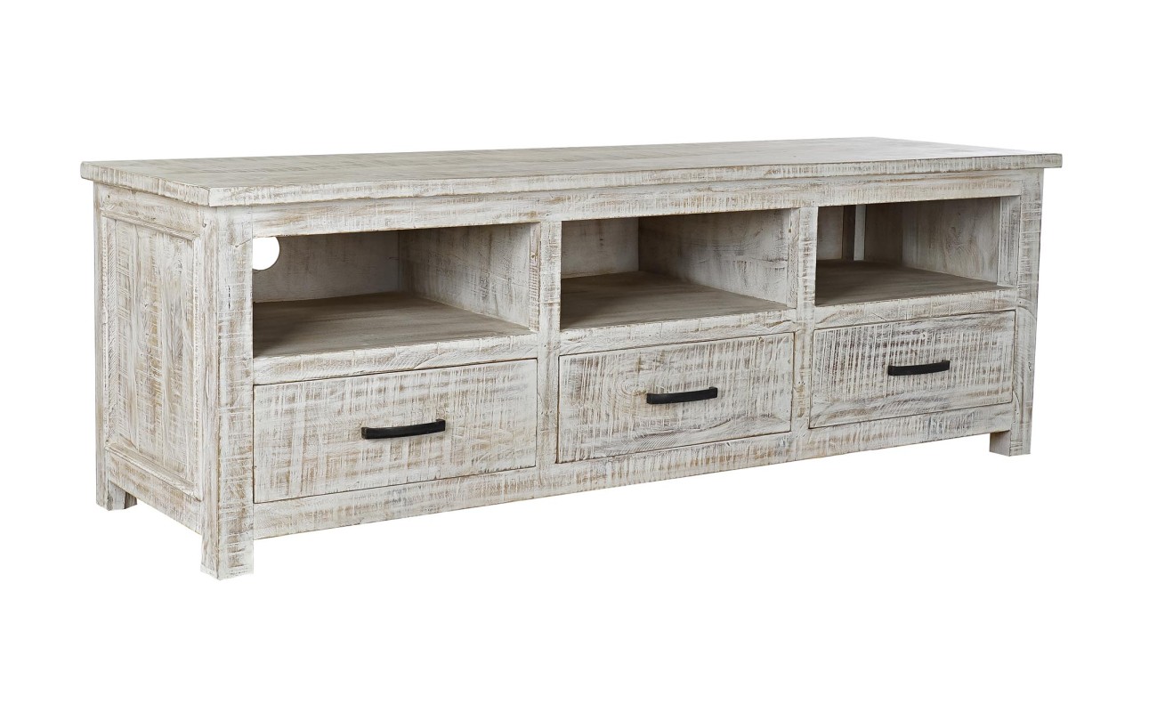 MUEBLE TV MANGO 158X50X54 DECAPE BLANCO