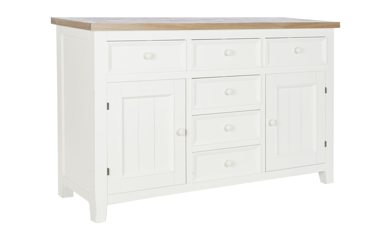 BUFFET PAULOWNIA 122X40X77 6CAJ, BEIGE