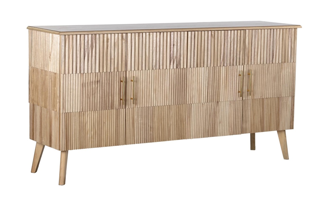 BUFFET PAULOWNIA MDF 157X40X80 MARRON CLARO