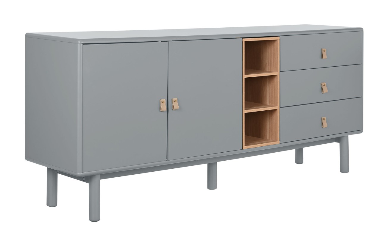 BUFFET MDF PU 180X40X75 65,74 GRIS