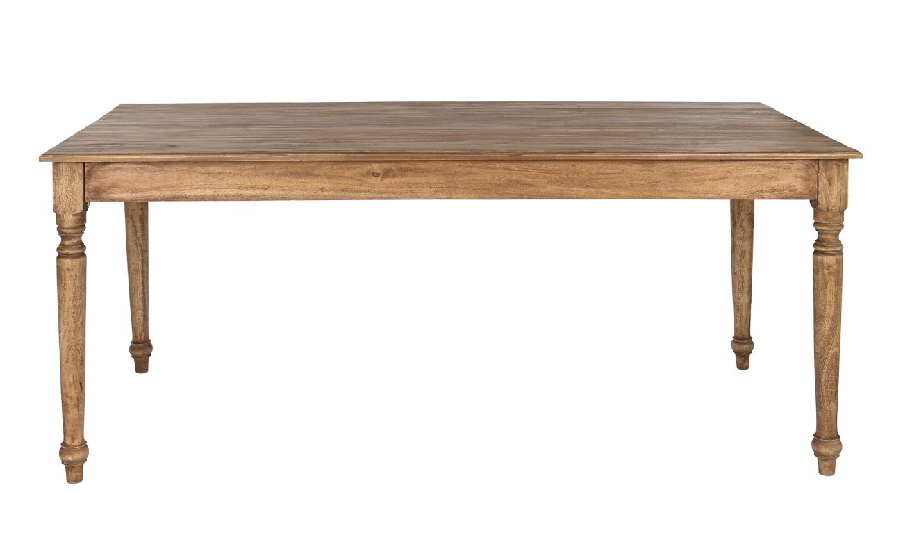 MESA COMEDOR CAOBILLA 180X90X80 11,00 NATURAL