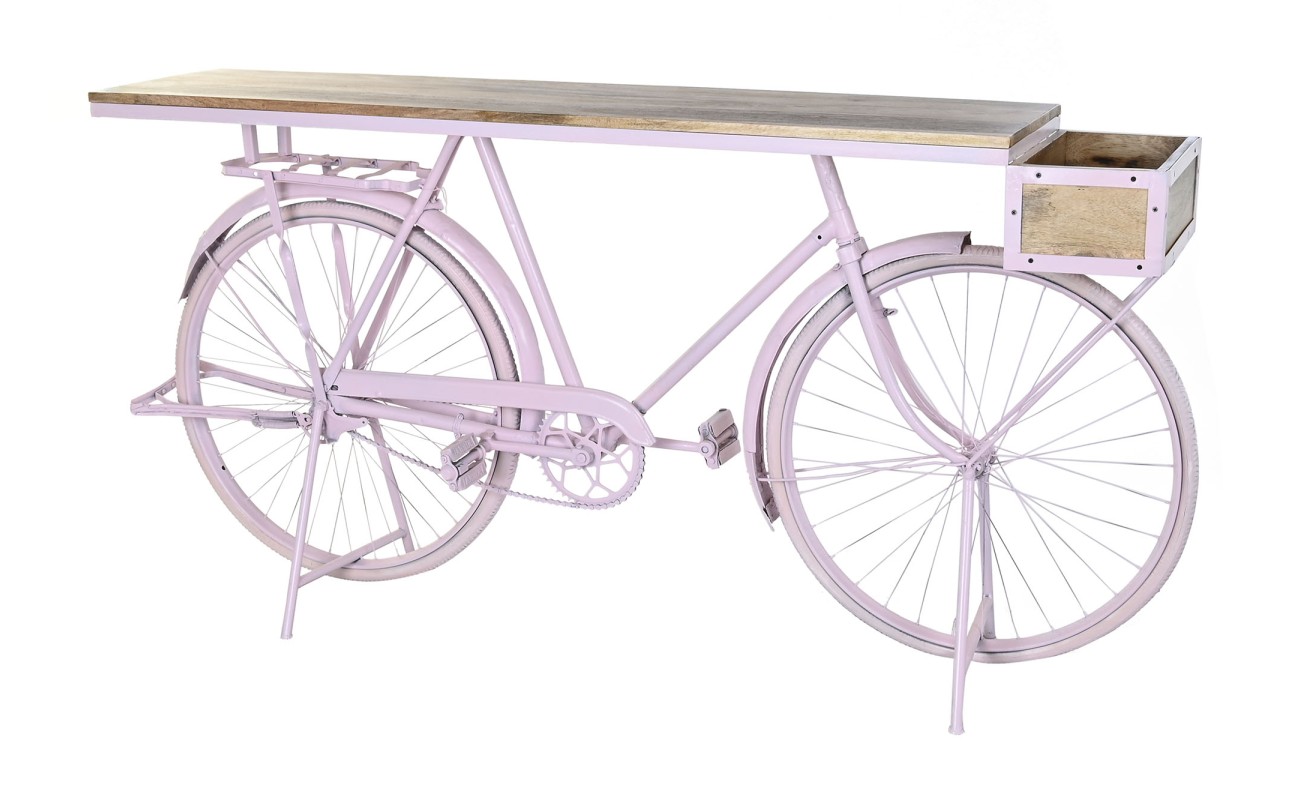 CONSOLA HIERRO MANGO 180X41X94 34,20 BICICLETA