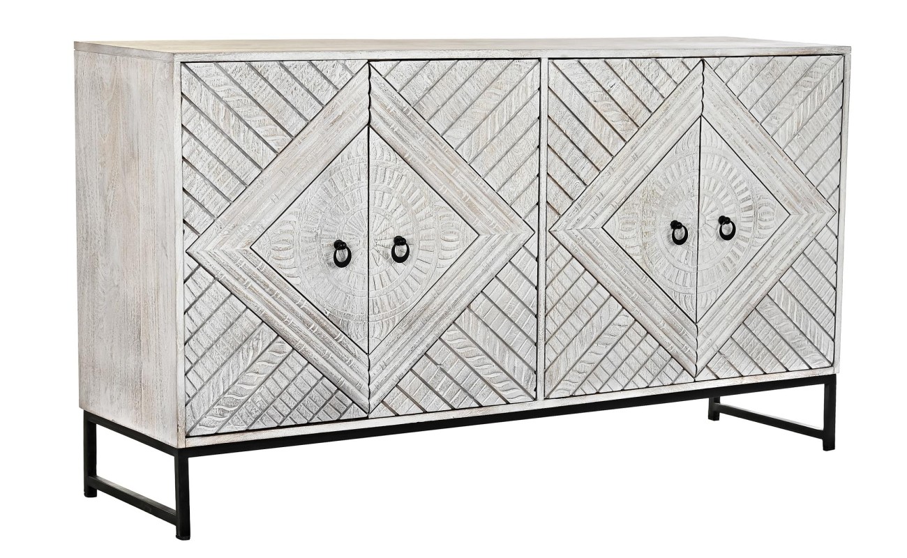 BUFFET MANGO METAL 155X40X85 54,50 BLANCO