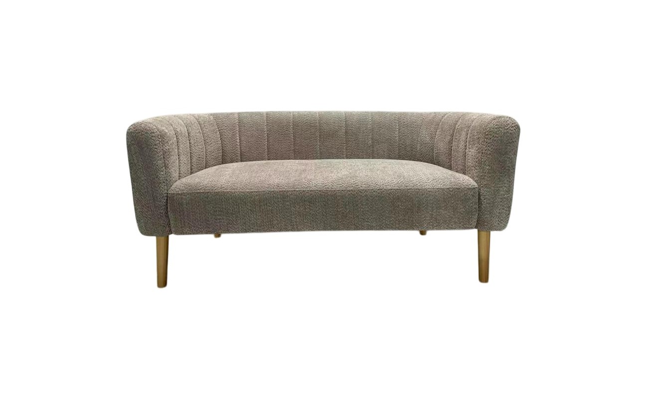 SOFA MADERA POLIESTER 143X72X67