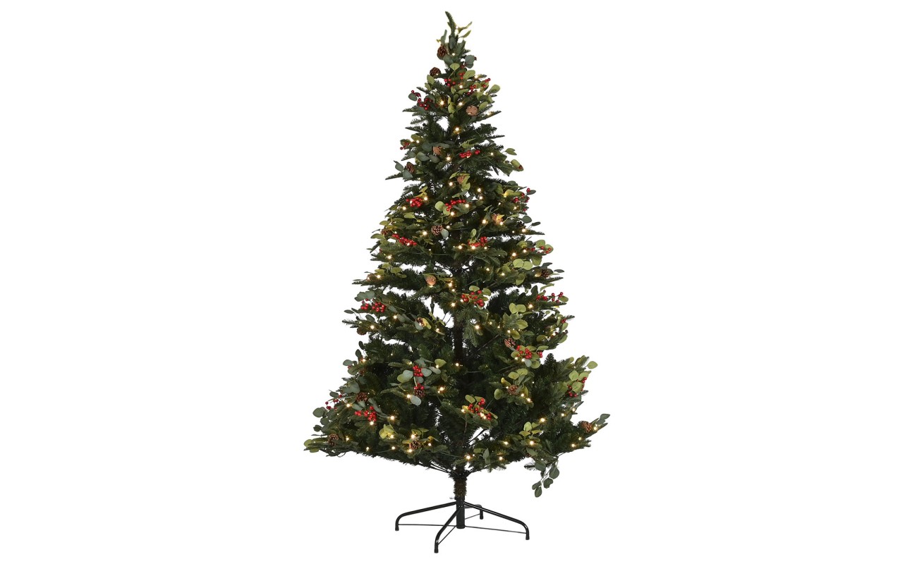 ARBOL LED PVC 144X144X240 EUCALIPTO VERDE