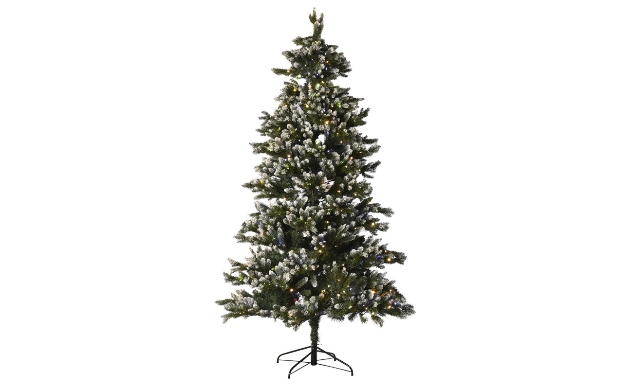 ARBOL LED PE 140X140X240 520L 1489 RAMAS NEVADO