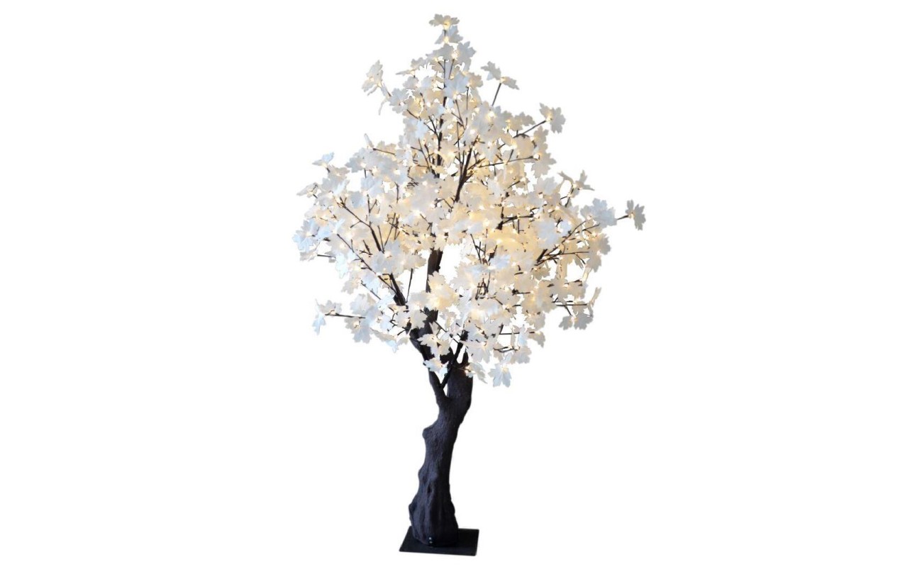 ARBOL LED METAL 100X100X200 576LEDS ARCE BLANCO